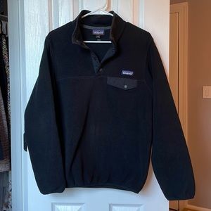 Patagonia Lightweight Synchilla Snap-T Fleece Pullover - Women's Black